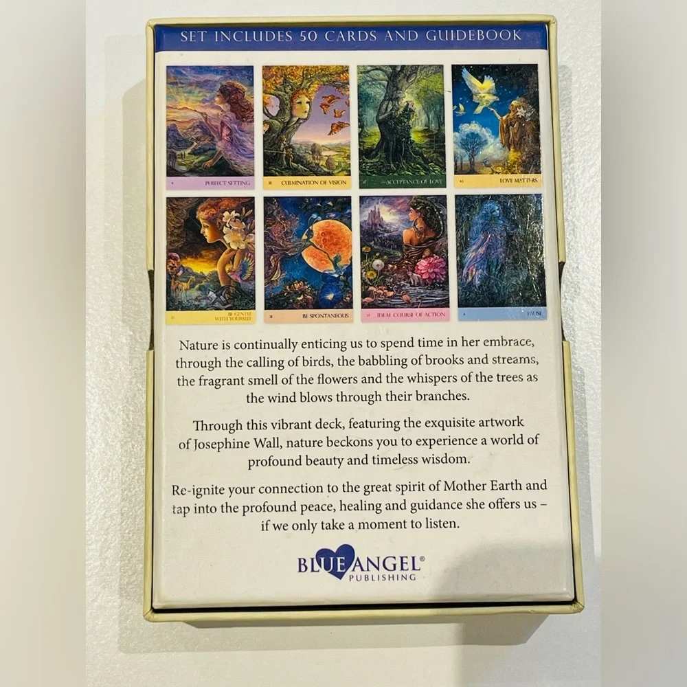 NATURE'S WHISPERS Oracle Cards by Angela Hartfield & Josephine Wall, 2021 boxed - Picture 2 of 3